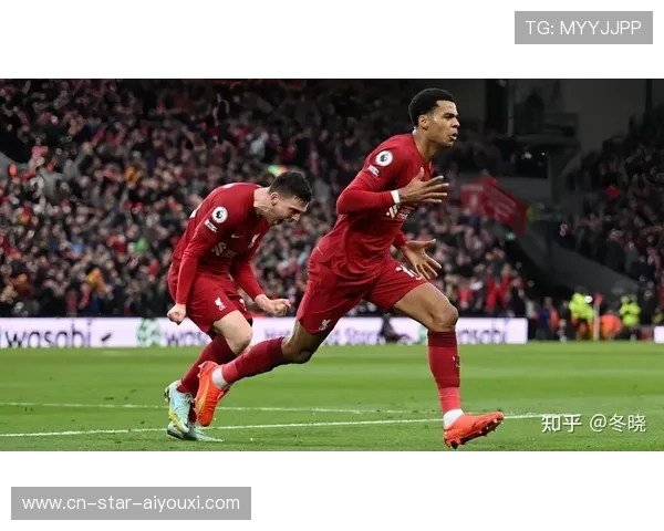 利物浦努涅斯门前扑倒捅射仍然得分力量太强，展现超级球员本色